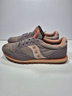 Saucony Jazz Low Pro Vegan Charcoal/Orange Men Size 13 2887-15