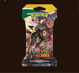 Umbreon Evolving Skies sleeved booster