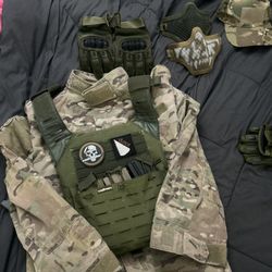A lot Of Airsoft Gear 