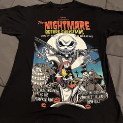 DISNEY OFFICIAL NIGHTMARE BEFORE CHRISTMAS SHIRT