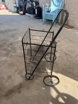 Metal Shopping  Cart  Large Cart 
