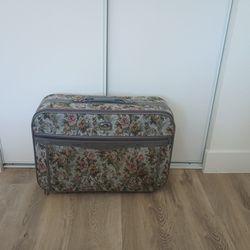 Vintage Jordache Suitcase Luggage Travel Bag