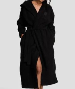 Victoria’s Secret long bathrobe with hood.