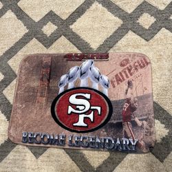 SAN FRANCISCO 49ers SUPERBOWL MAT!