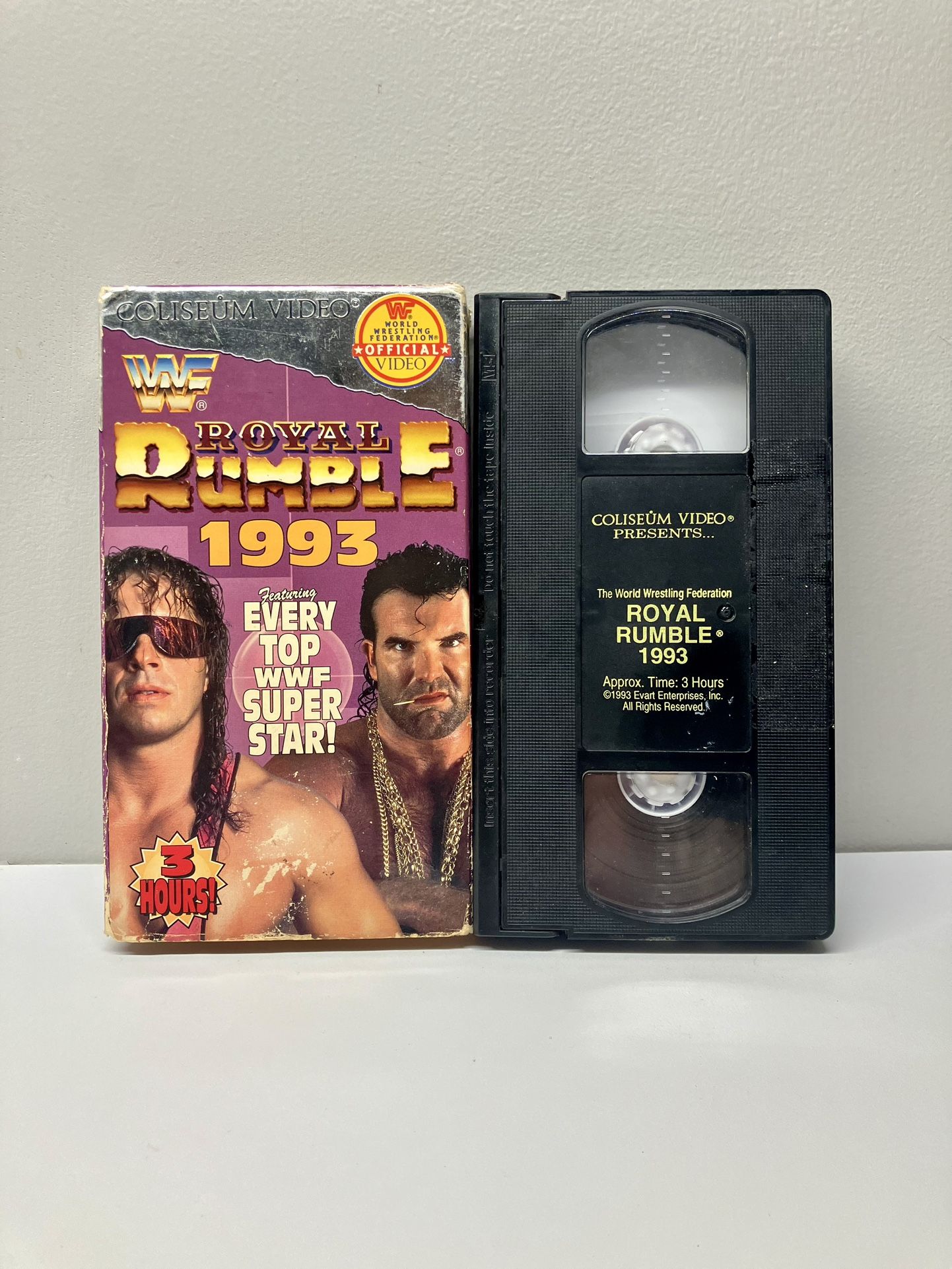 WWF Royal Rumble 1993 VHS Tape - Excellent Condition