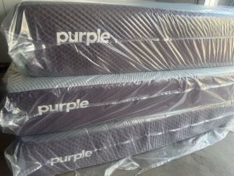 Queen Purple Restore Premier Hybrid Firm Mattress 
