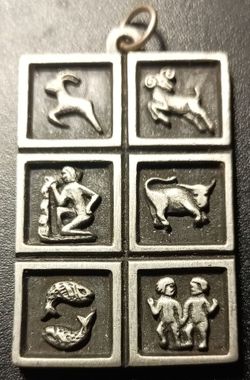 Vintage Zodiac Pendant