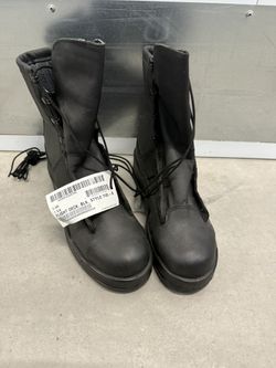 Black Steel Toe Boots