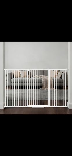 AiWMGL 40.55" Tall, 61.61-69.48 Inch Wide, 1.37" Ultra Narrow Spacing Dog Pet Baby