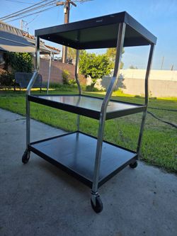 rolling utility cart with wheels 46x32x27 - $85