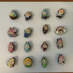 Labubu Croc Jibbitz Set Of 15 For $10