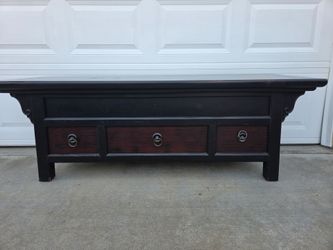 Vintage cedar trunk