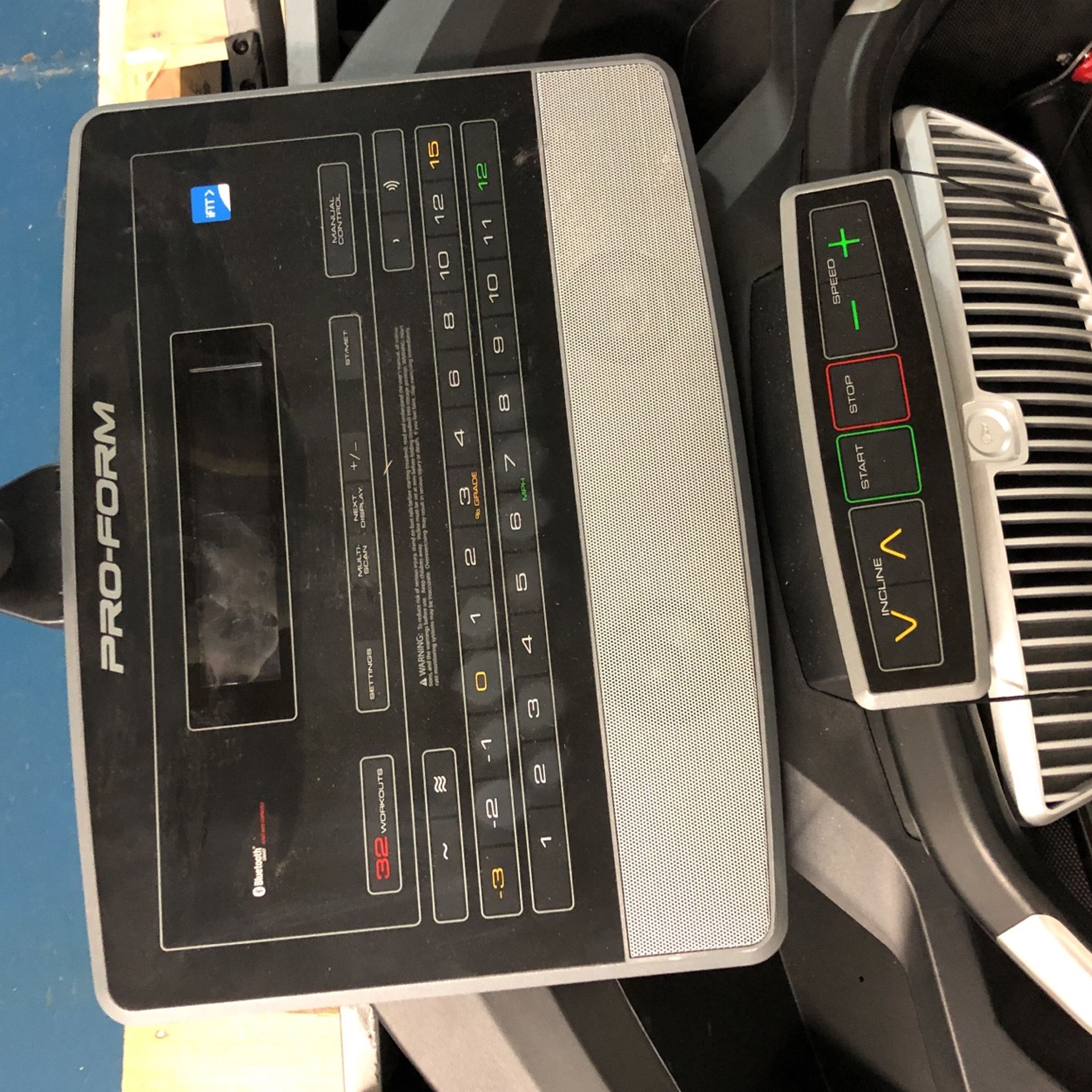 FOR PARTS Proform Trainer 12.0 Treadmill For Parts Not Working