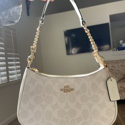 White Coach Bag