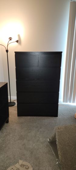Black IKEA Chest of Drawers