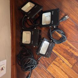 4 LED lights