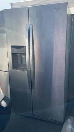 Whirlpool Side-by-Side Stainless Steel Fridge
