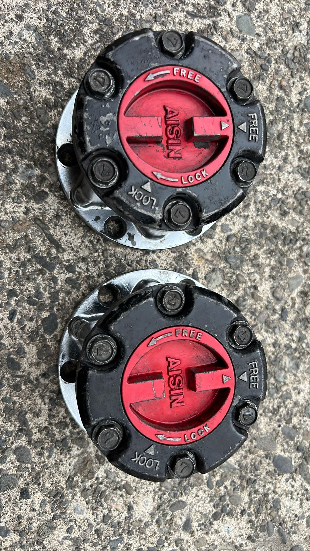 Toyota Aisin Manual Locking Hubs
