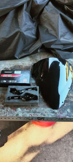 For CBR 600 and 650 & brand new brake levers clutch lever and windshield $50 for everything