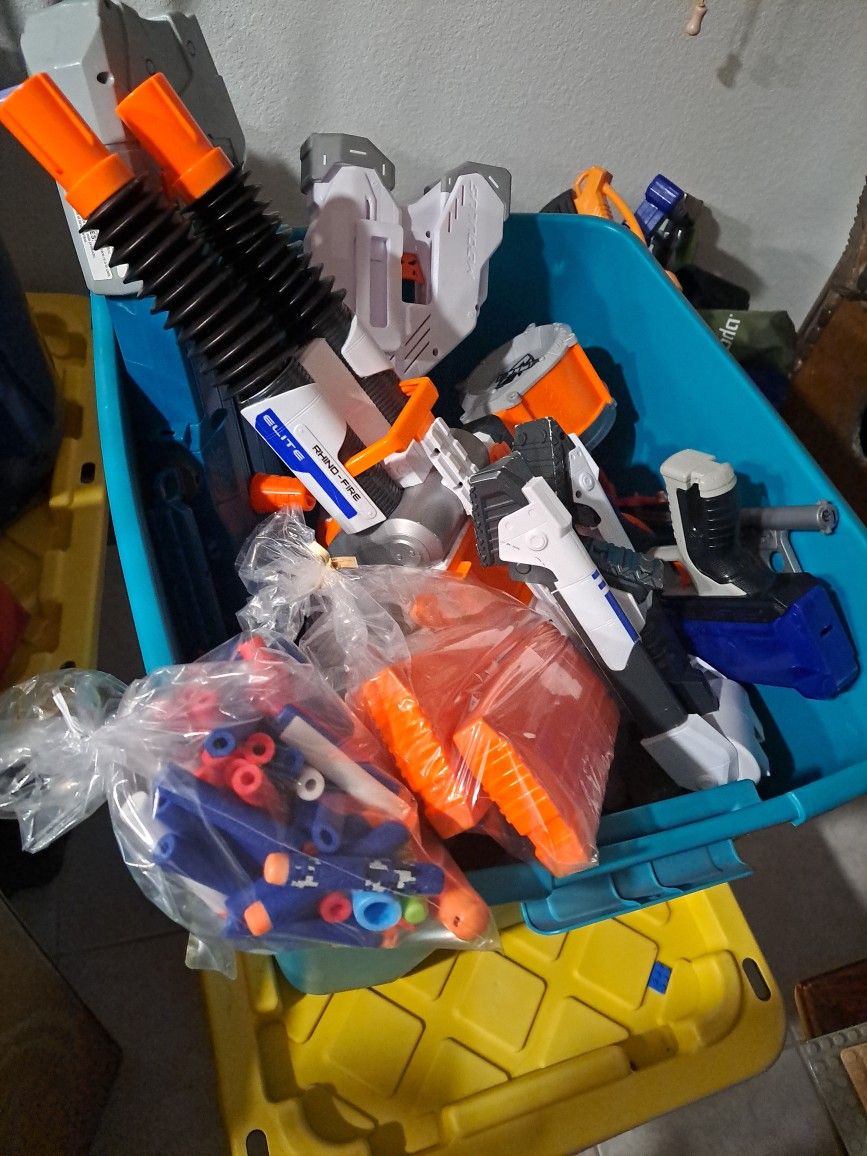 Several Large Nerf Guns For Sale