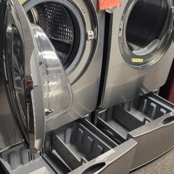 Set Samsung Washer And Dryer With Pedestals Work Great Conditions DELIVERY Available 