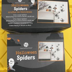 Spider And Bat Halloween Wall Decor