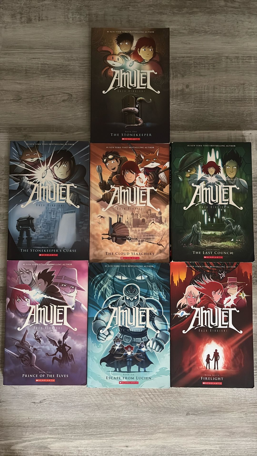 Amulet 1-7 Series Books