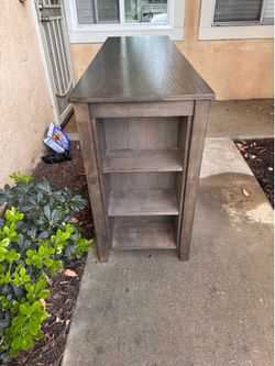 Counter height table and two stools