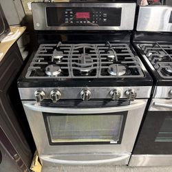 LG Stainless Steel 5 Burner Range Stove 
