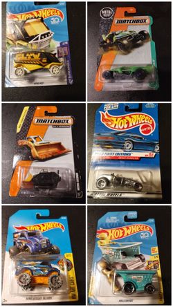 Lot of matchbox and hotwheels cars (brand new)