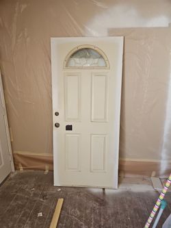 exterior metal door 35 ¾ x 79"