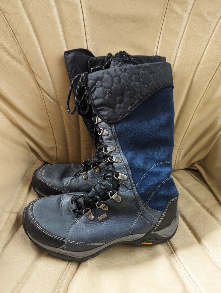 Sz 8-9 Waterproof Shoe Hiking Boots Ahnu Mid Knee High Leather Gortex Merrell Keen REI Oboz Vasque Hoka Altra La Sportiva Shoes Backpacking