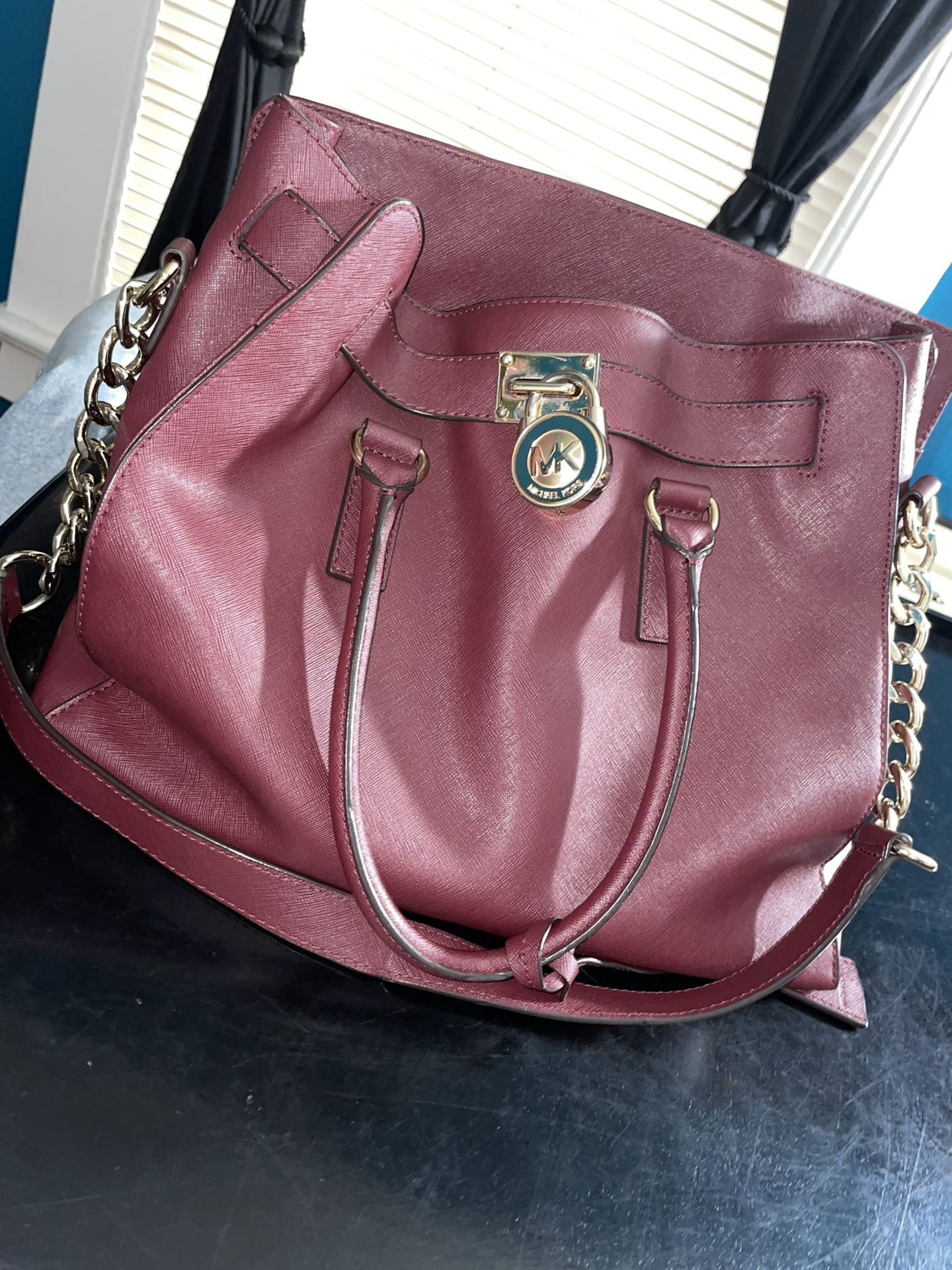 MK Large Leather Tote Bag
