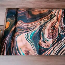 Marble Rug, 5x6ft Paint Drip Rug, Abstract Rug, LivingRoom Rug, Modern
