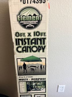 De Element 8ft x 10ft Canopy