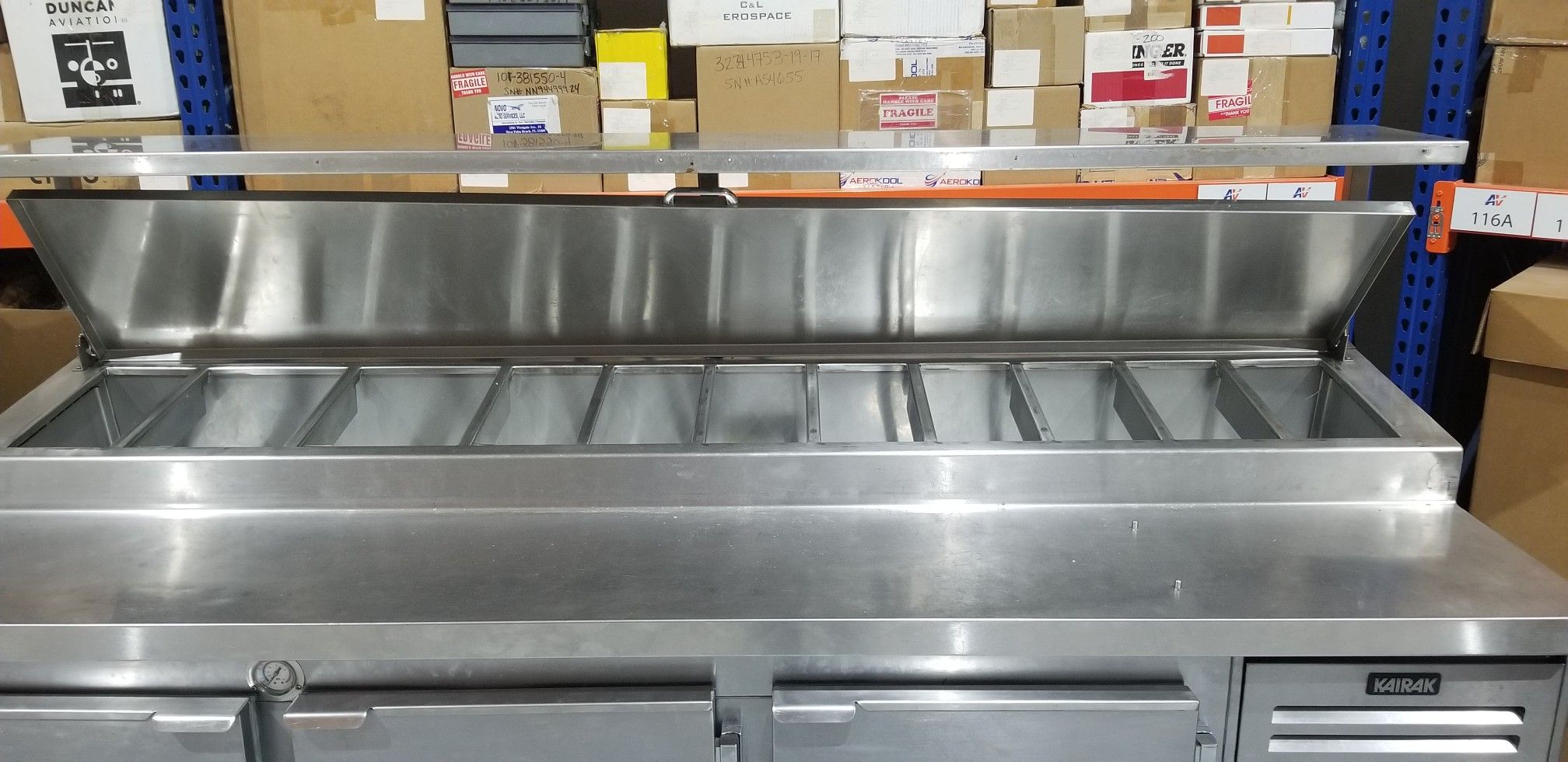 (2) Kairak Commercial Kitchen Cold Prep Table for Sale in Miami, FL