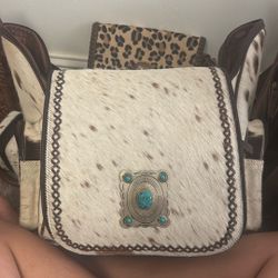 Cow Hide Leather Backpack Real