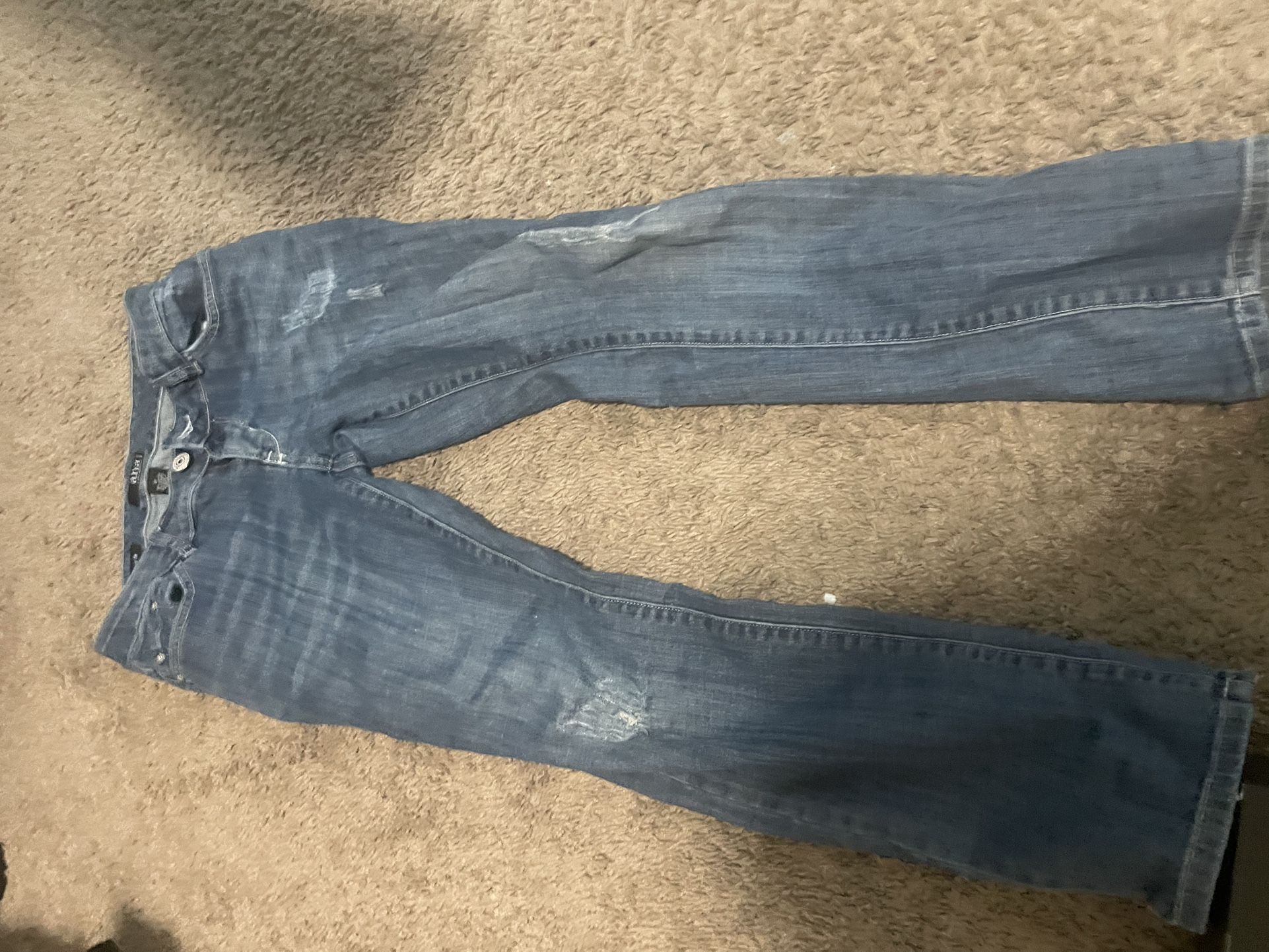 Low Rise Streetwear • grunge Jeans