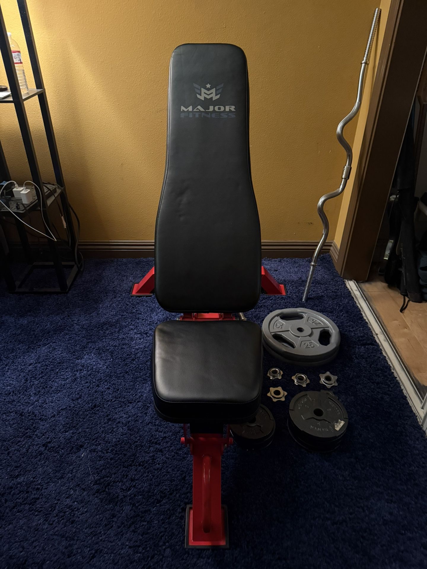 MAJOR FITNESS BENCH & WEIGHTS