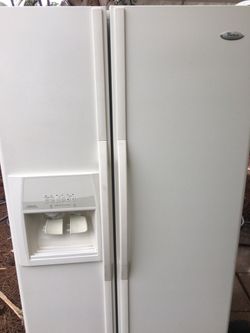 WHIRLPOOL 36" OFF WHITE REFRIGERATOR PERFECT FRIDGE