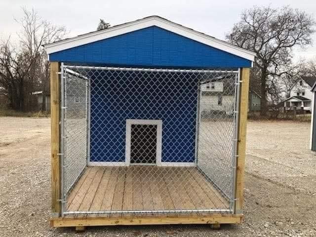 8x12 Single Bay Dog Kennel