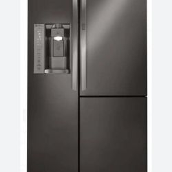 Lg Black Stainless Steel Side By Side Refrigerator 