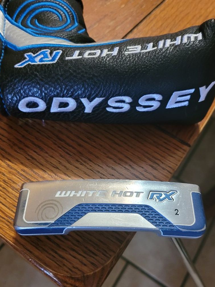 GOOD CONDITION! ODYSSEY WHITE HOT RX GOLF CLUB PUTTER