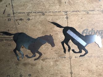 Metal Horses / Laser Cut