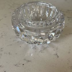 Waterford crystal ashtray 3 1/2 “ diameter and 2” tall