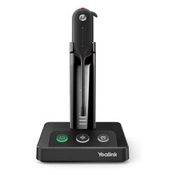 Yealink DECT Wireless Headset WH63,Mono Single Ear Office Headset with Noise Canceling Mic,Work for Computer, Desk Phones,Work with Zoom,RingCentral,A