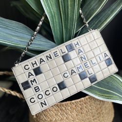 Chanel Crossword Pochette