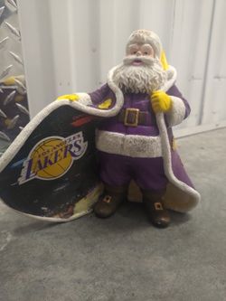 LOS ANGELES LAKERS NBA SANTA FIGURE