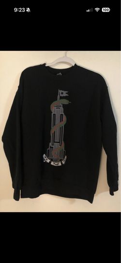 The Empire Snake Crewneck Sweatshirt in Black - M (Independent Trading Company)