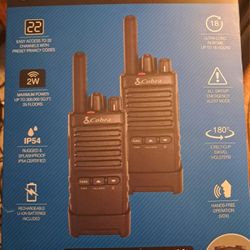 Cobra Px655 Walkie Talkie New